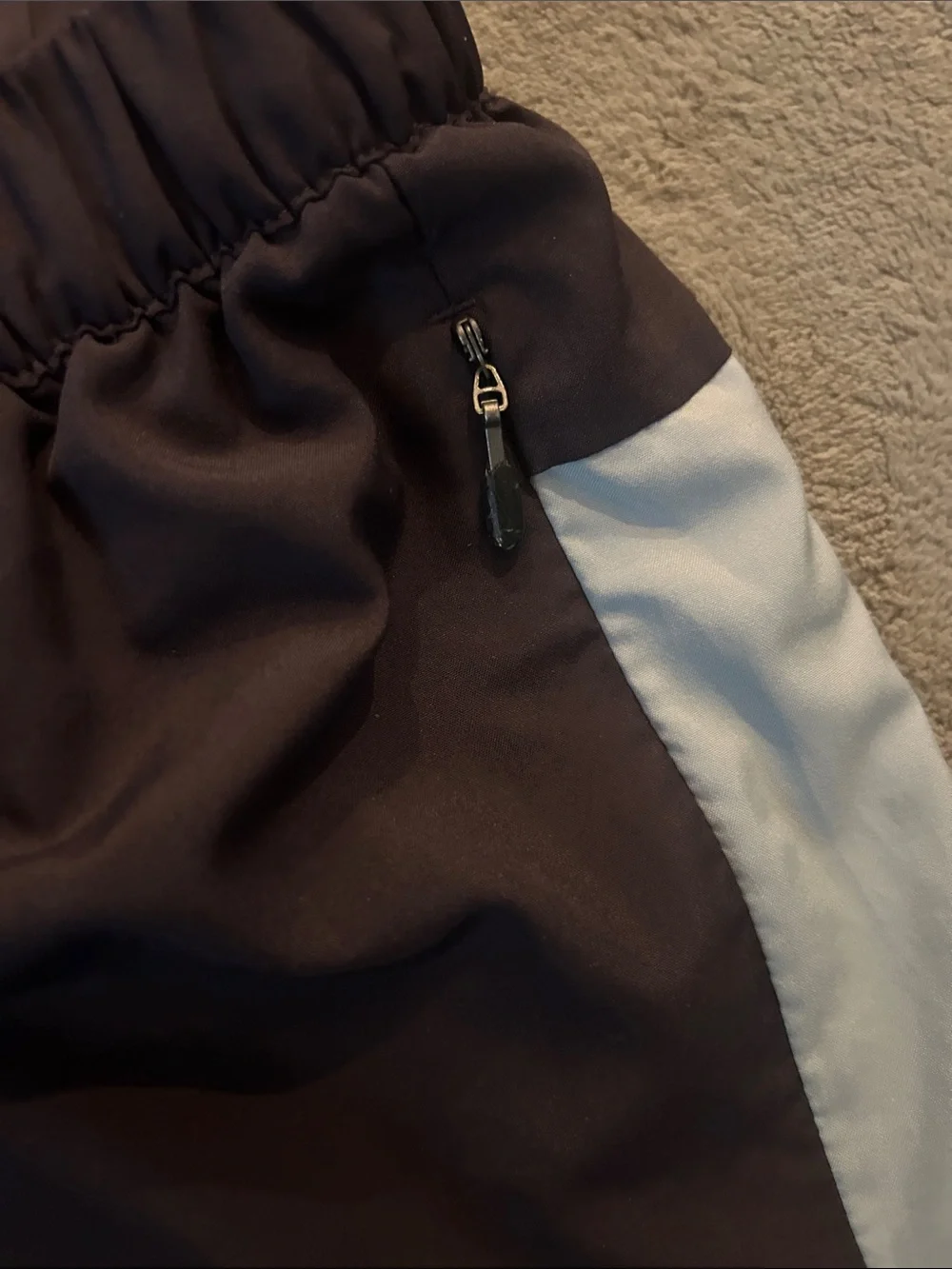 Nike Golf Navy Blue Pants with Light Blue Side Stripes
